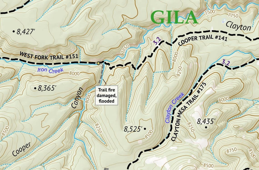 Outdoor Trail Maps Los Alamos map for local terrain awareness