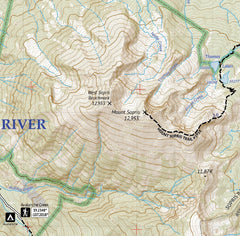 Outdoor Trail Maps Maroon Bells waterproof design keeps you covered in rain.