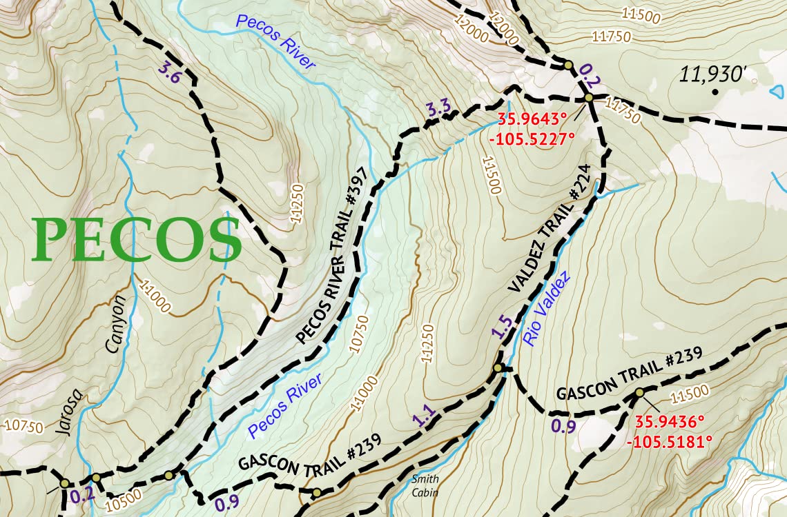 Outdoor Trail Maps New Mexico bundle cover image showing the complete set