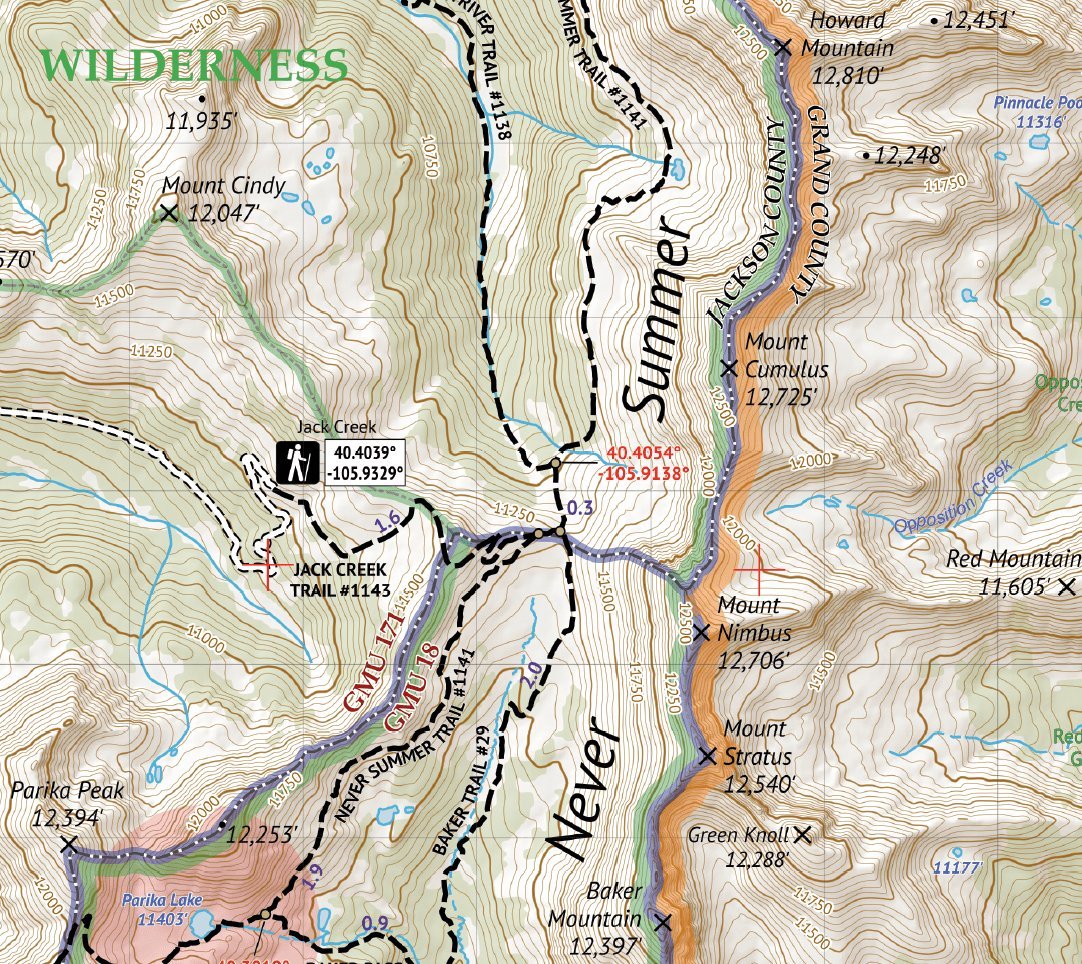 Outdoor Trail Maps Rocky Mountain National Park 2026 update ensures accurate routing