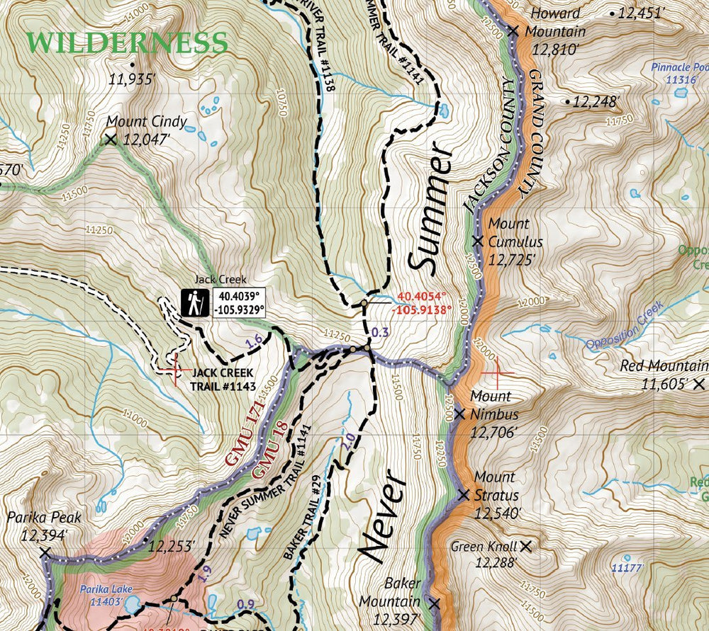 Outdoor Trail Maps Rocky Mountain National Park 2026 update ensures accurate routing