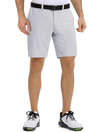 Outdoor Ventures men's golf shorts front view highlights lightweight stretch comfort on the course.