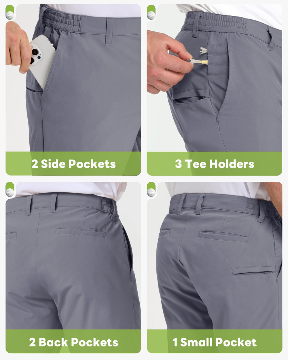 Outdoor Ventures belt loops and zipper closure ensure fit and durability.