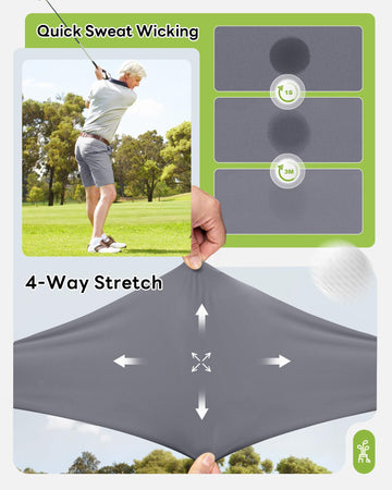 Outdoor Ventures quick-dry fabric keeps you comfortable after play.