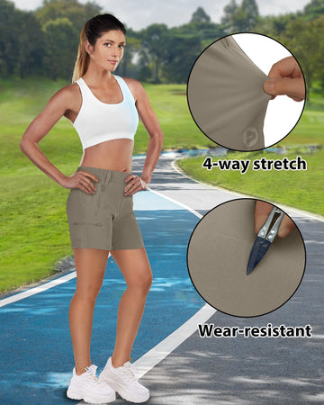 Outdoor Ventures women's hiking shorts UPF 50 sun protection for sunny hikes