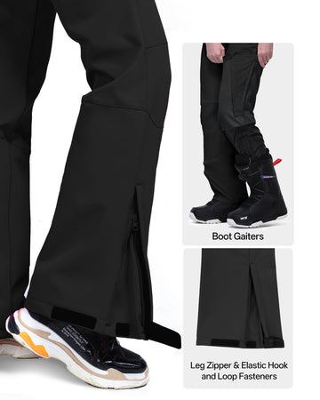 Outdoor Ventures women's ski bibs stylish fit for cold-weather wear.