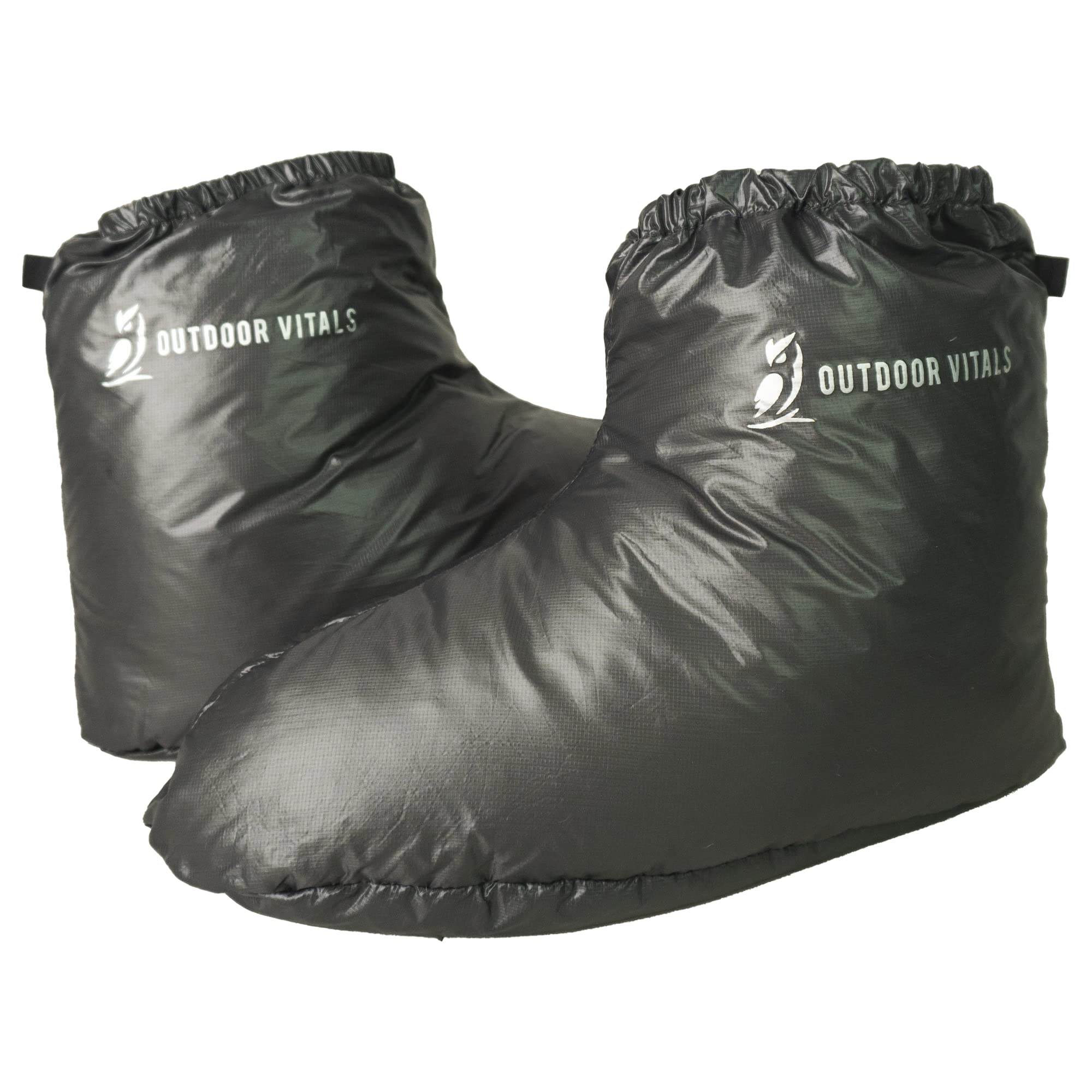 Outdoor Vitals LoftTek Hybrid Booties small side view show lightweight warmth in wet conditions