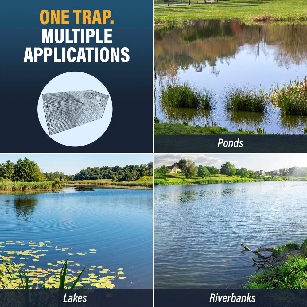 Outdoor Water Solutions Catfish Trap stands up to harsh outdoor environments.
