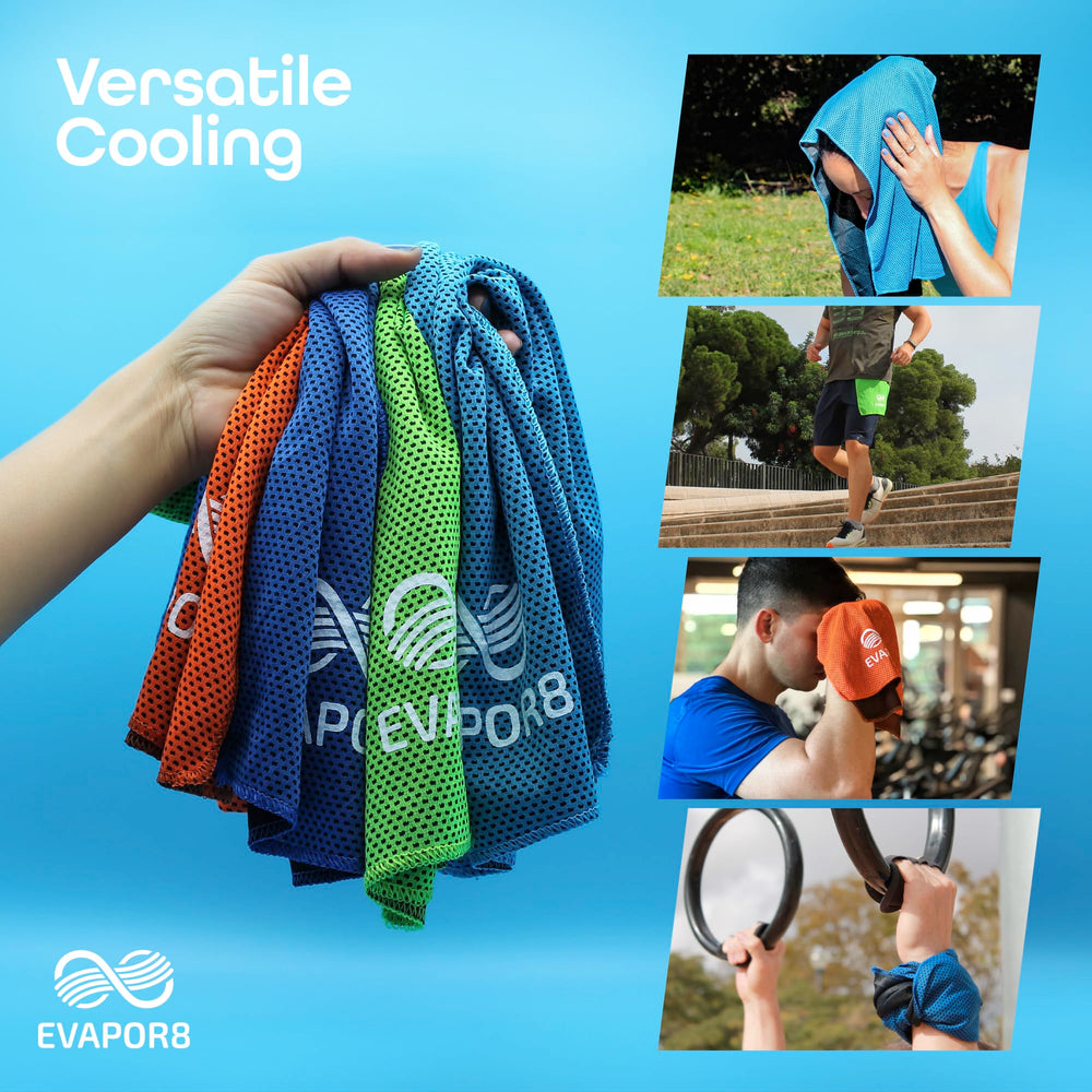 OutdoorHero Evapor8 fabric closeup shows soft, breathable mesh for comfortable cooling.