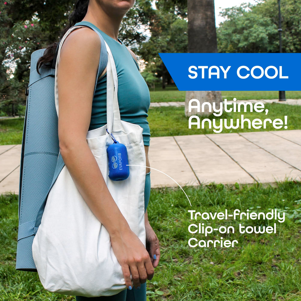 OutdoorHero Evapor8 towel machine washable care makes reuse simple.