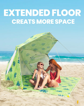 OutdoorMaster sun shelter ventilation through large mesh windows