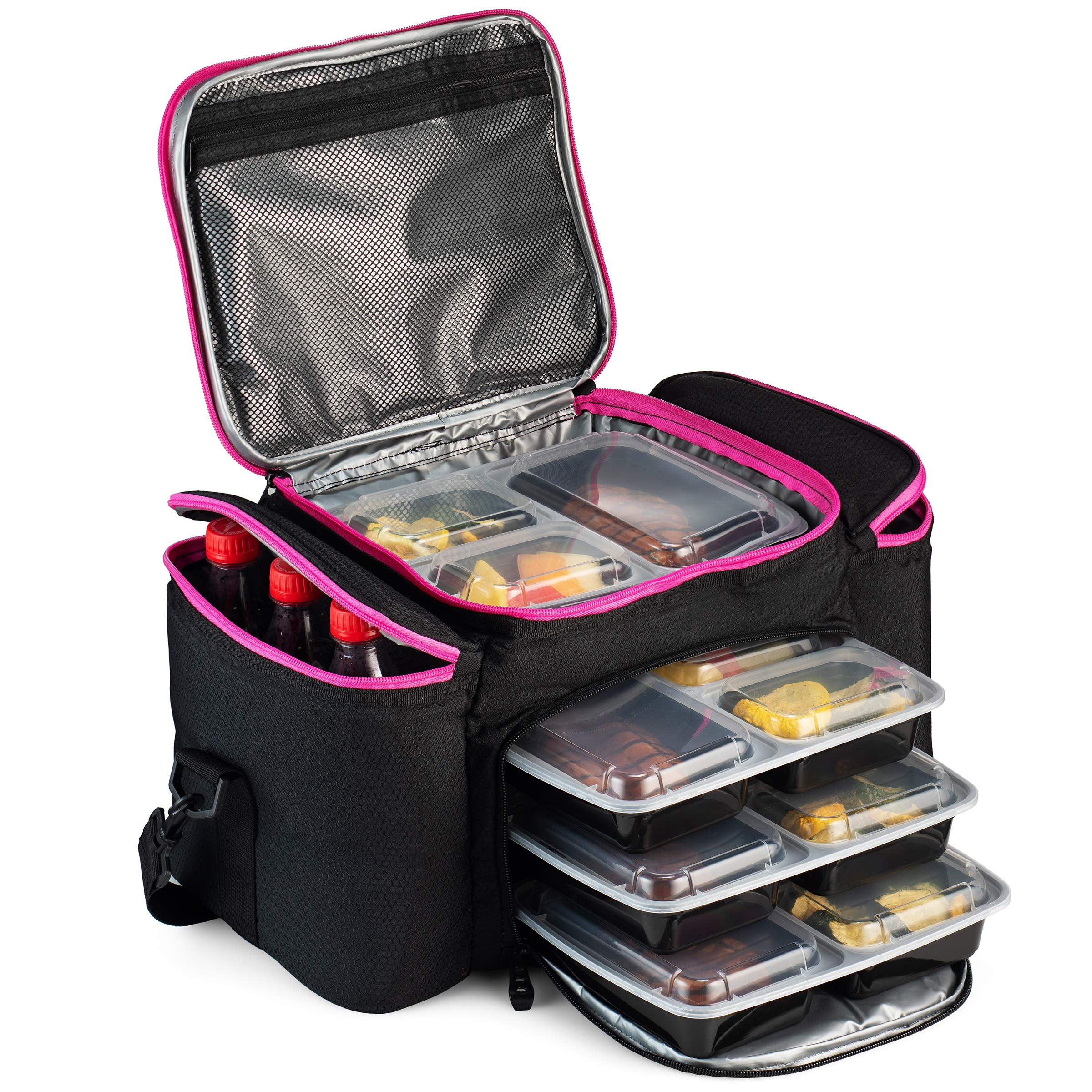 Outdoorwares Cooler Bag large capacity keeps drinks cold for picnics and travels.