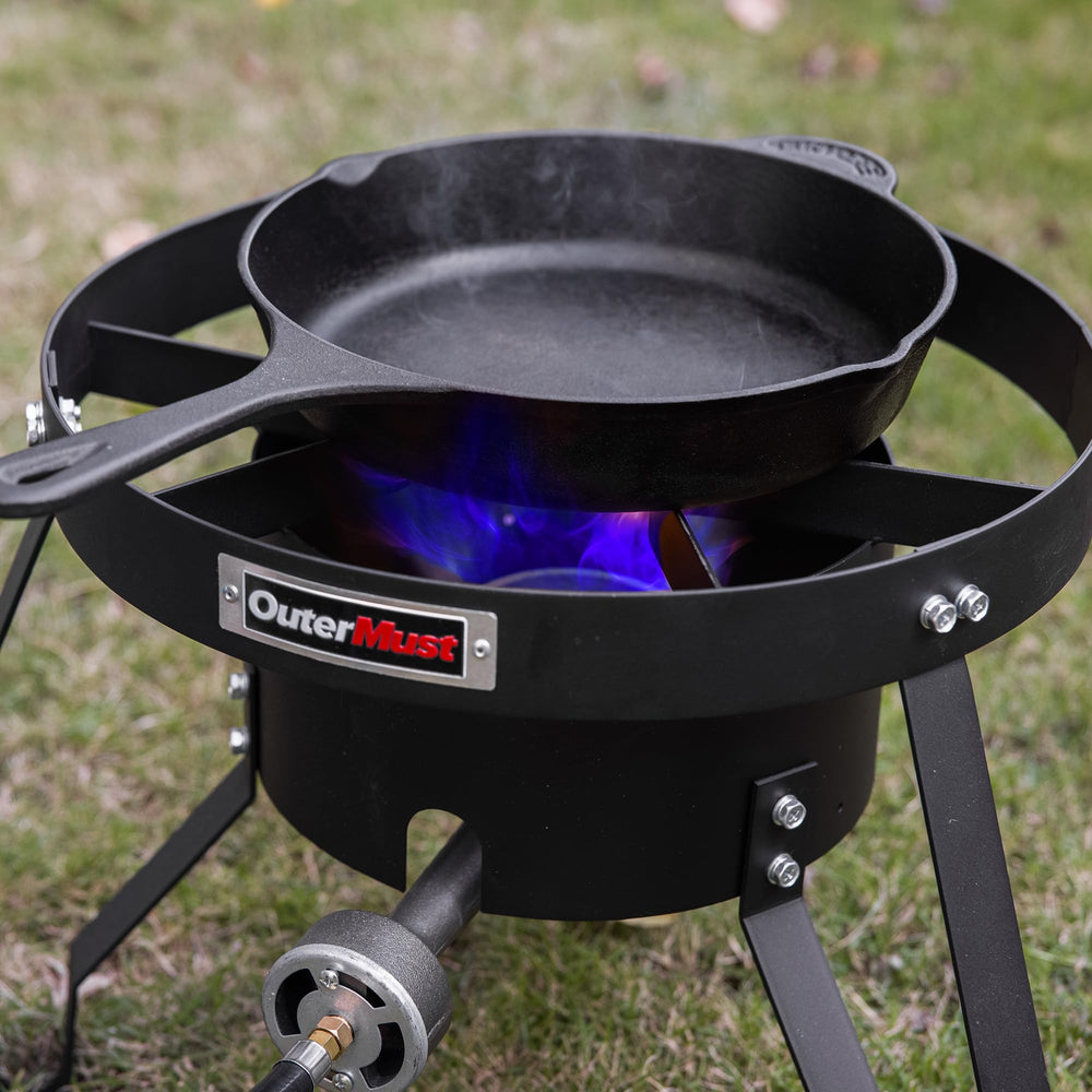 OuterMust outdoor cooking stove offers quick setup and reliable performance