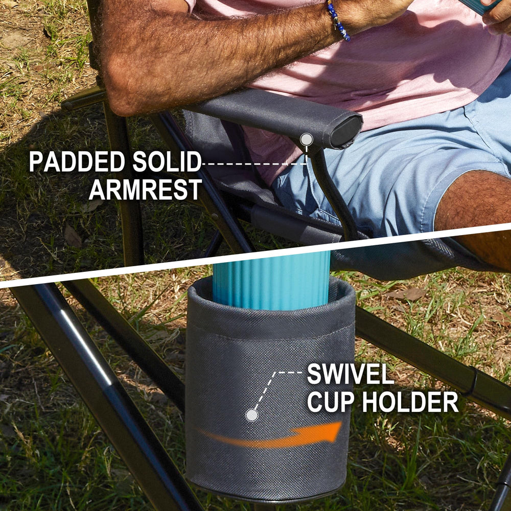 OuterSpa chair set up at the beach or patio for versatile use.