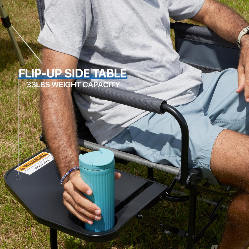 OuterSpa chair cozy padding and armrests for fatigue-free lounging at beaches and picnics