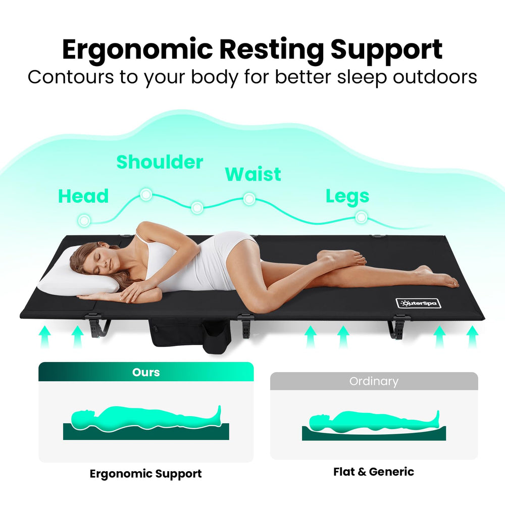 OuterSpa pillow pocket feature adds personalized outdoor comfort.