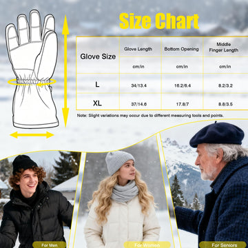 OUTJUT heated gloves reveal four-layer construction for warmth and comfort.