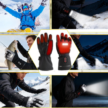 OUTJUT heated gloves presented as a gift-ready winter accessory.