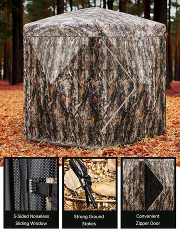 Outmax rugged steel frame supports durable, reliable setup