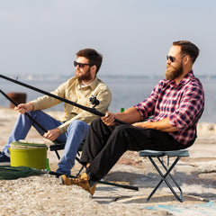 Outplea heavy-duty stool seat supports up to 350lbs with a roomy 15x13 inch surface.