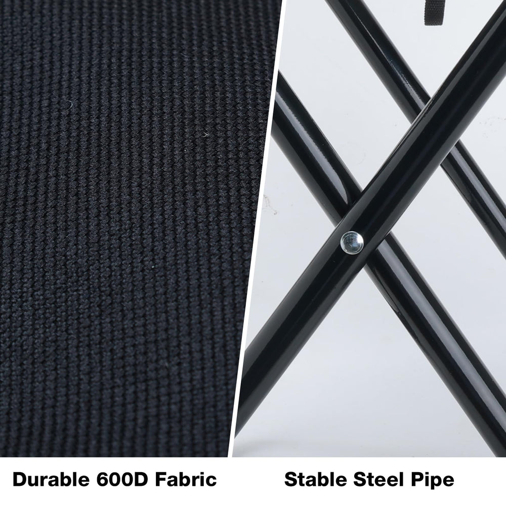 Outplea lightweight carry stool weighs 3lbs and folds into a compact backpack-friendly form.