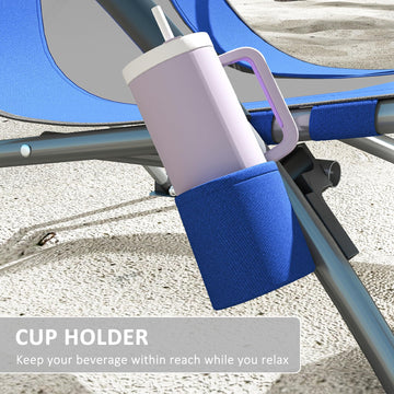 Outsunny anti-skid feet enhance stability on various surfaces.