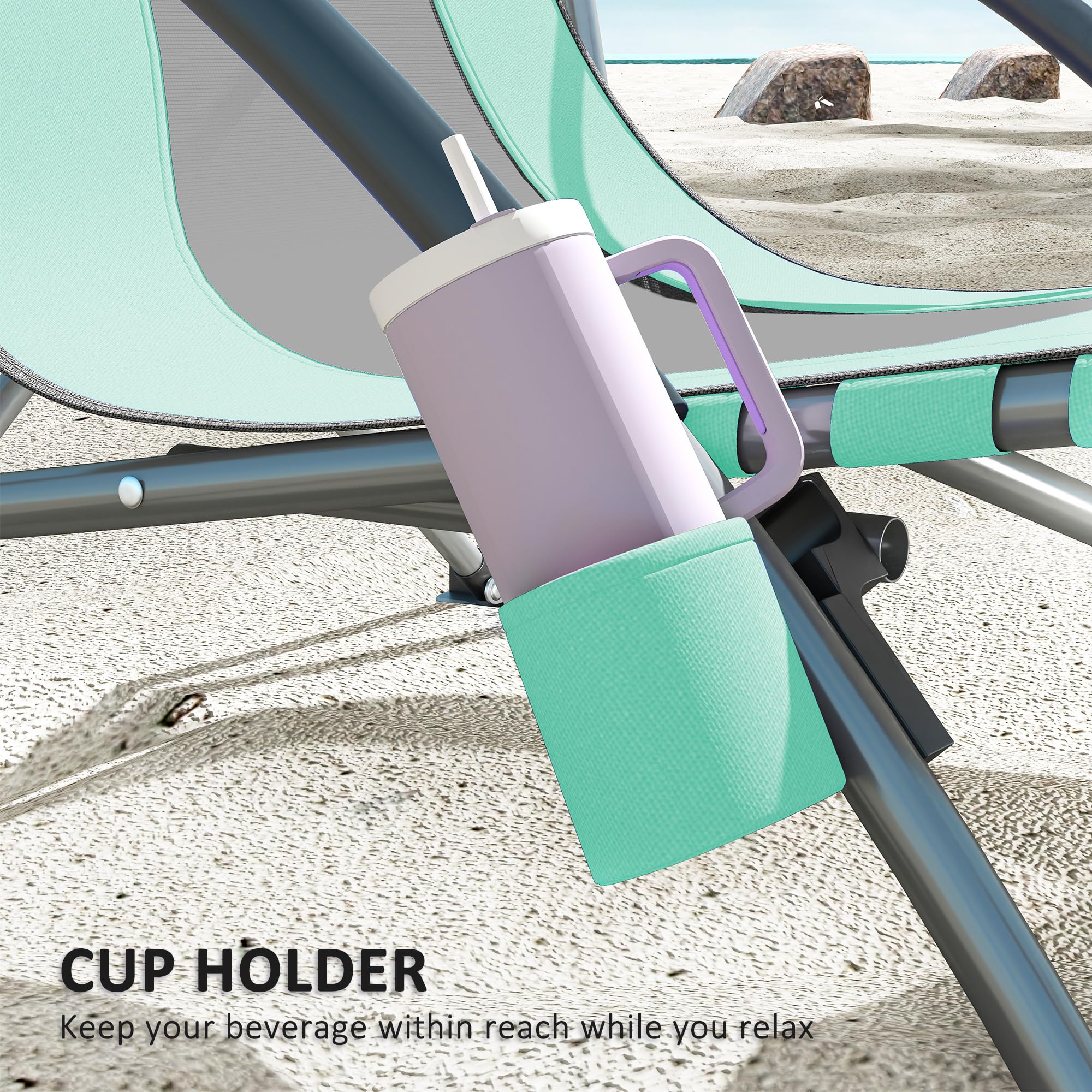 Outsunny chair made with durable 600D Oxford fabric