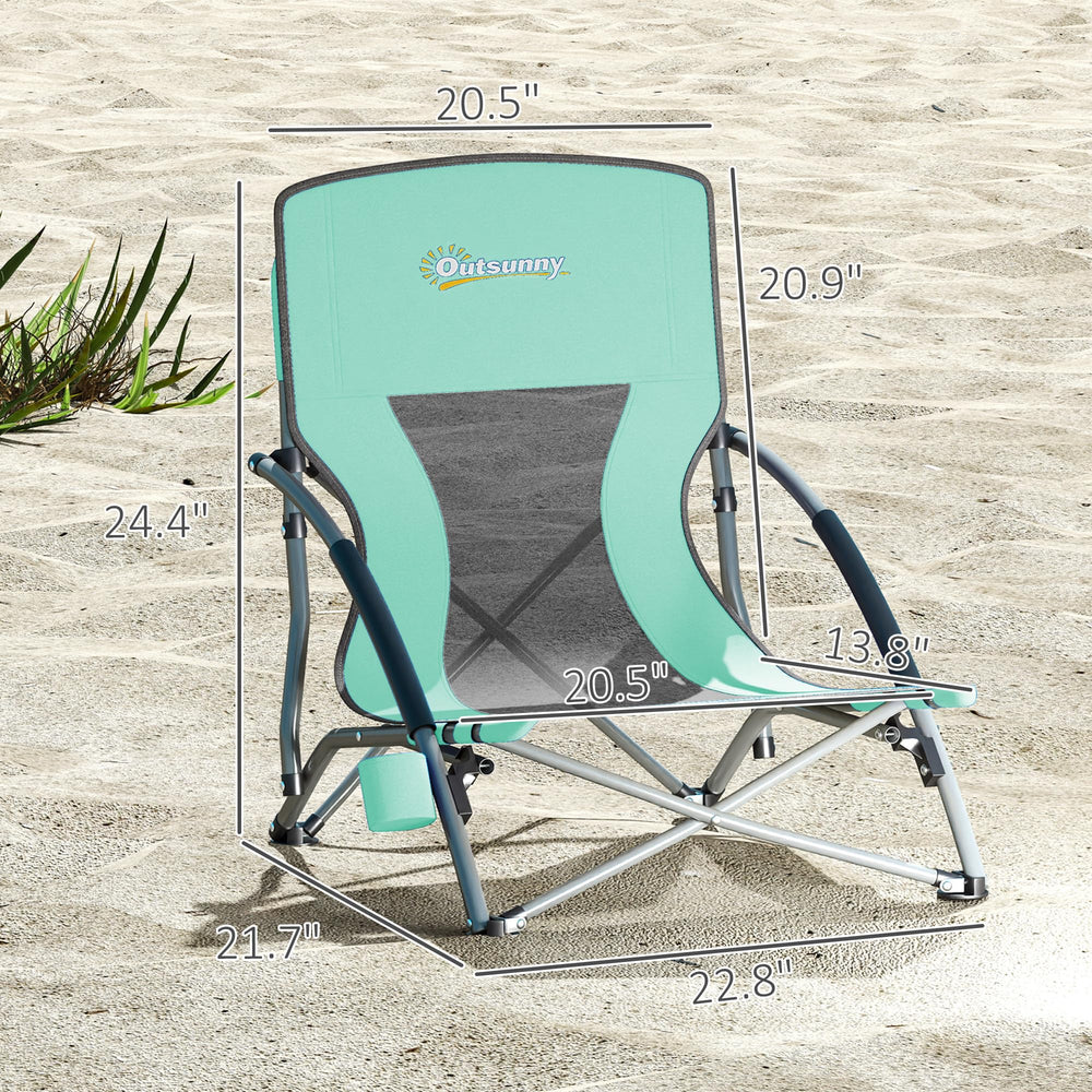 Outsunny chairs with convenient carry bag for travel