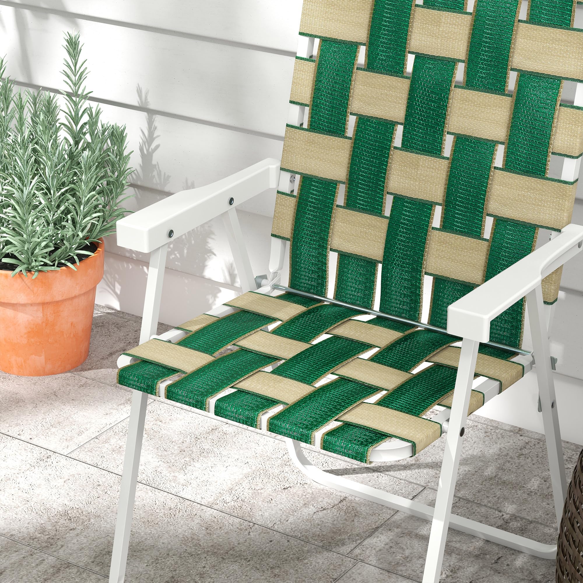 Outsunny chairs on beach and poolside provide casual seating in sun