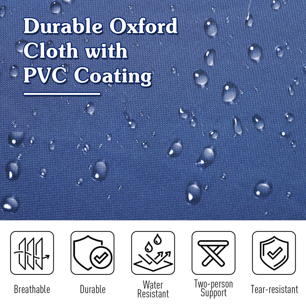 Outsunny water resistant steel frame with 600D fabric stands up to rugged outdoors.