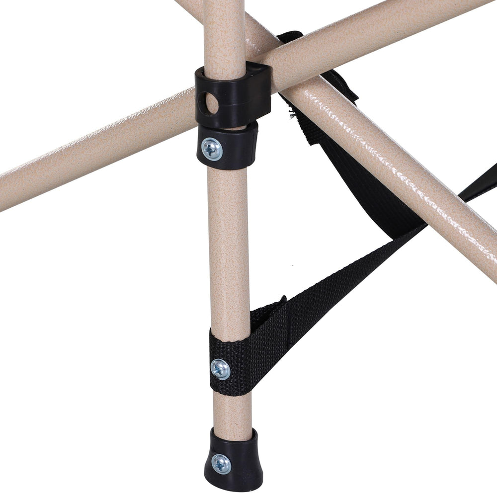 Outsunny cot weighs 12.1 lbs for simple transport and setup.