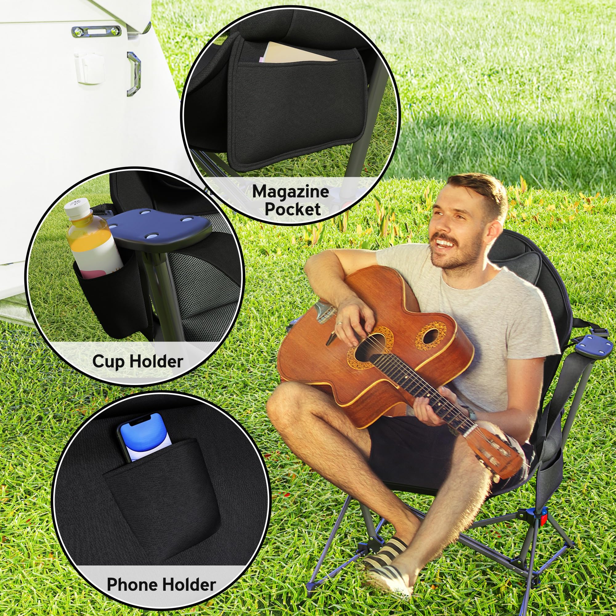 Outsunny double hammock chair lightweight at 13 lbs for simple carrying