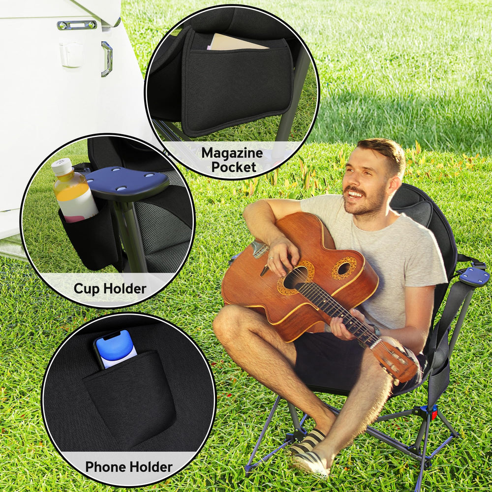 Outsunny double hammock chair lightweight at 13 lbs for simple carrying