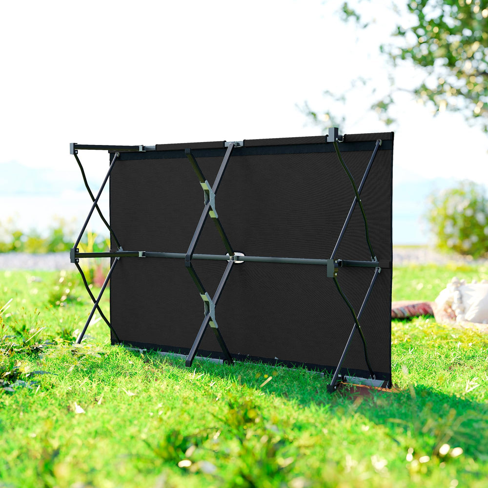 Outsunny folded dimensions enable easy storage and transport
