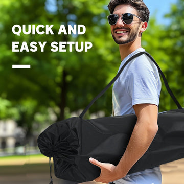 Outsunny folding design lets you set up in seconds.