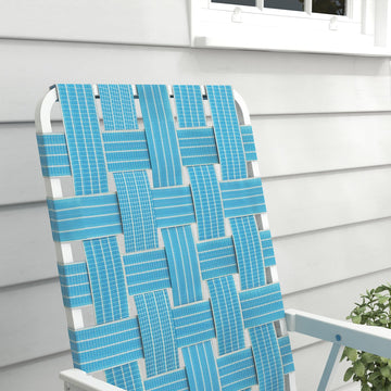 Outsunny lightweight folding chair under 7 lbs for easy transport.