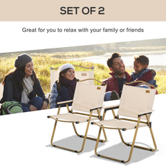 Outsunny lightweight steel frame emphasizes durability during outdoor trips.