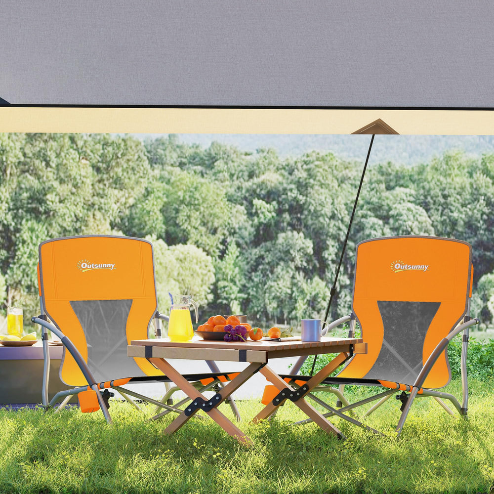 Outsunny open dimensions ensure comfortable seating for two