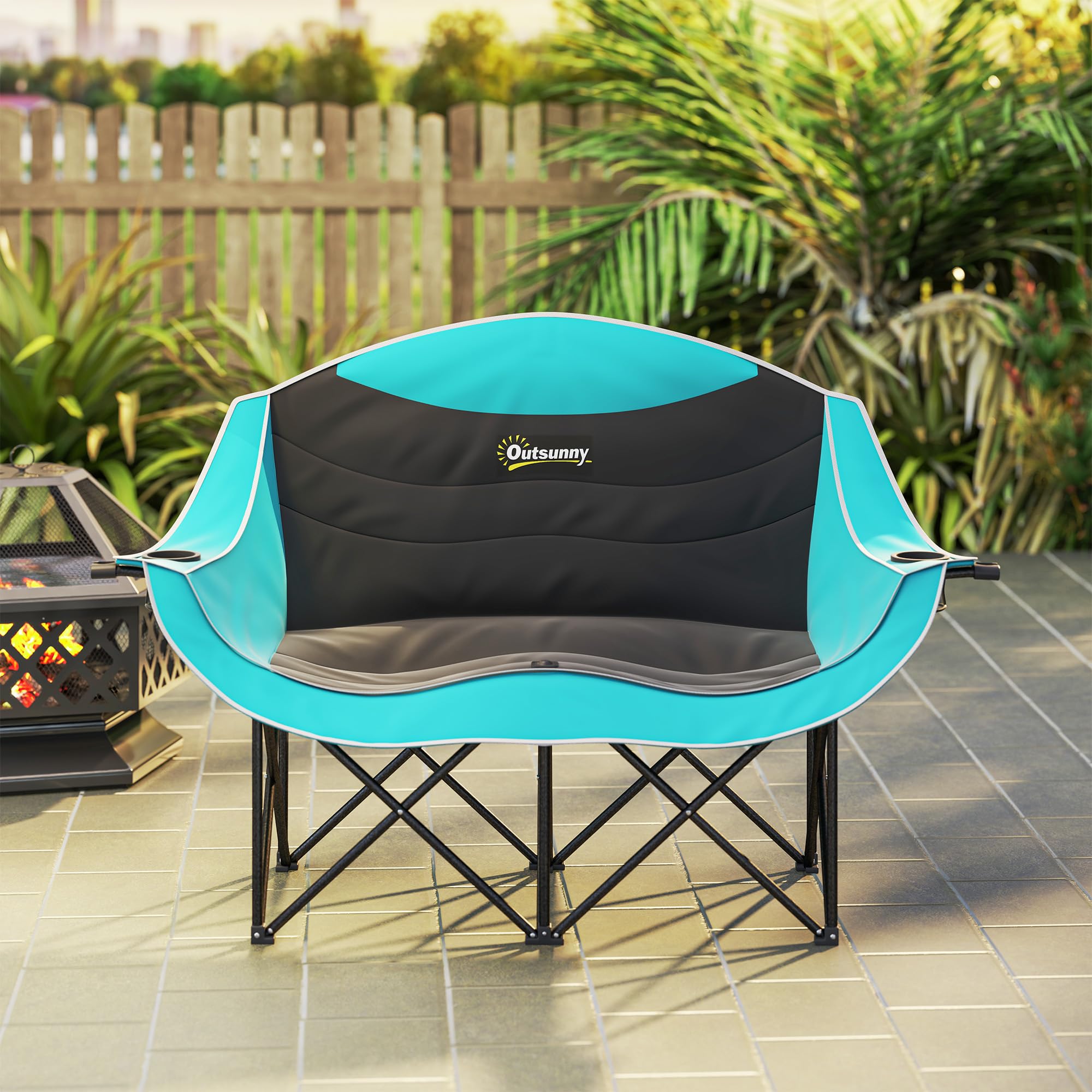 Outsunny versatile use for camping, fishing, or backyard gatherings.