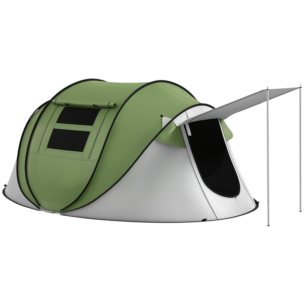 Outsunny pop-up tent with instant setup for quick shelter after hiking.