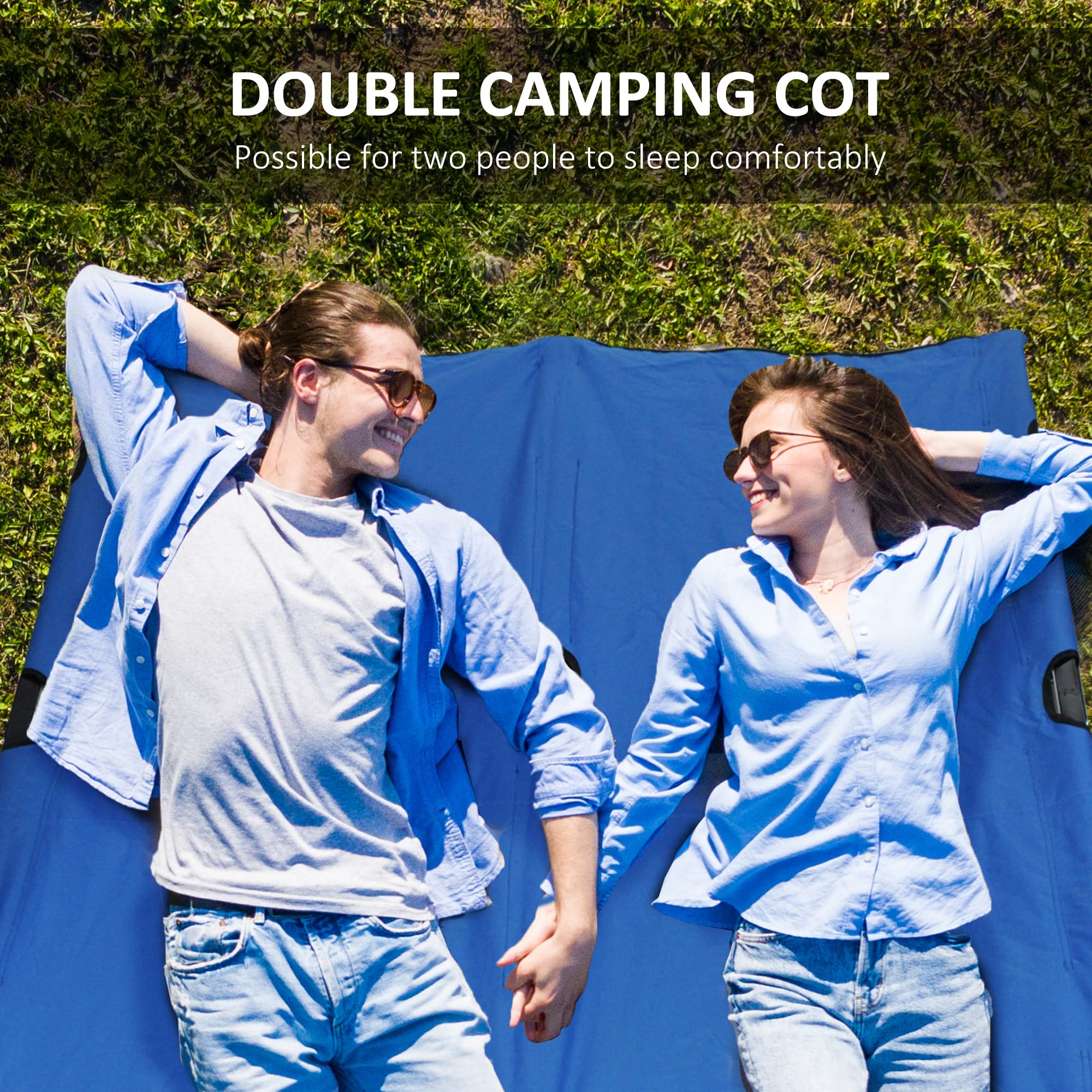 Outsunny portable folding design for easy travel and camping