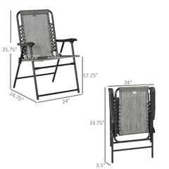 Outsunny powder-coated steel frame, durable outdoor seating structure.