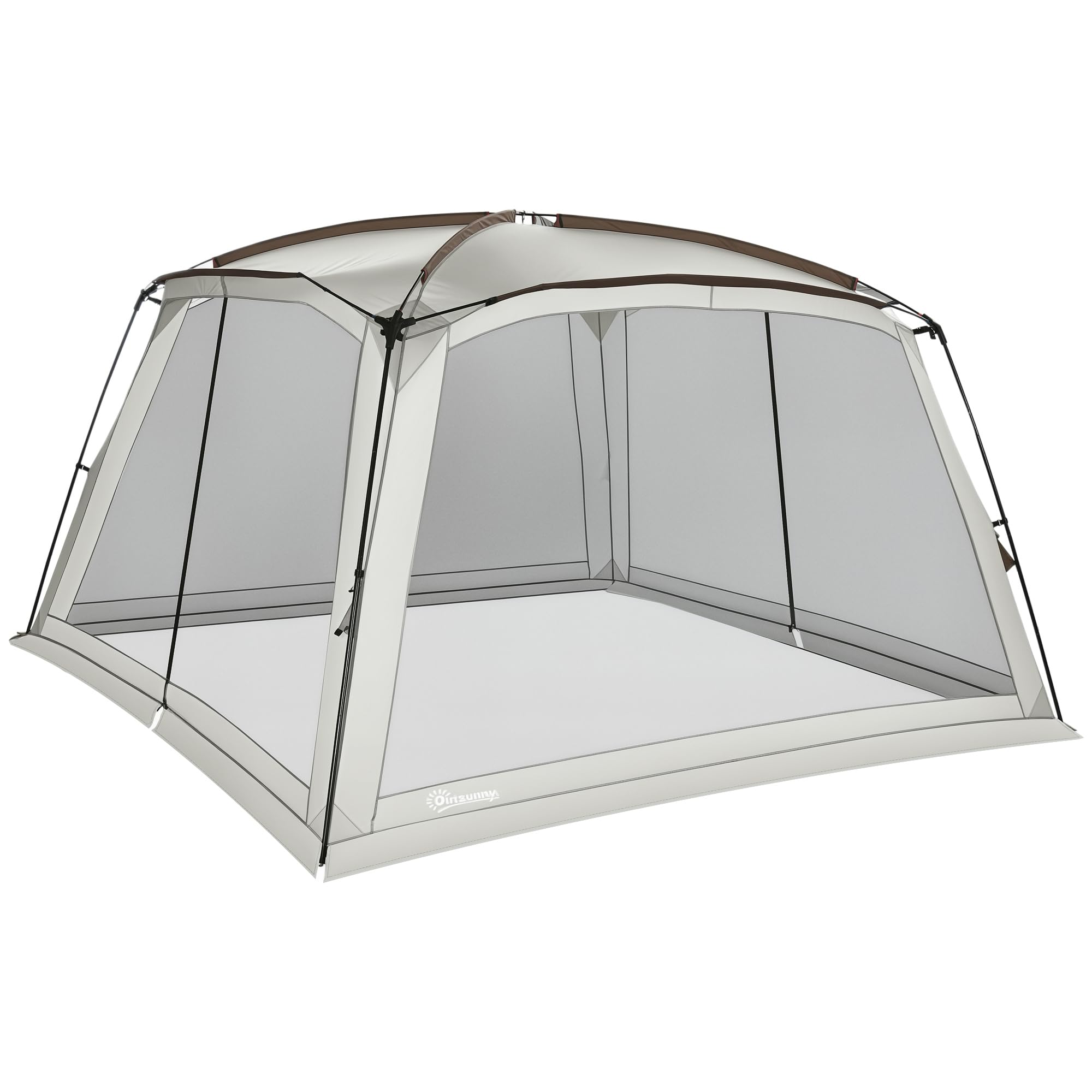 Outsunny screen house 12x12 overview showing spacious shade for outdoor gatherings.