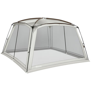 Outsunny screen house 12x12 overview showing spacious shade for outdoor gatherings.
