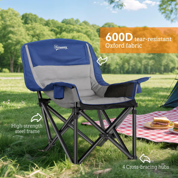 Outsunny chair with carry bag ready for travel.
