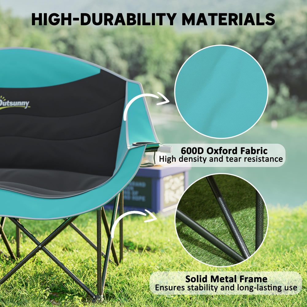 Outsunny 600D Oxford fabric resists weather for longer outdoor use.