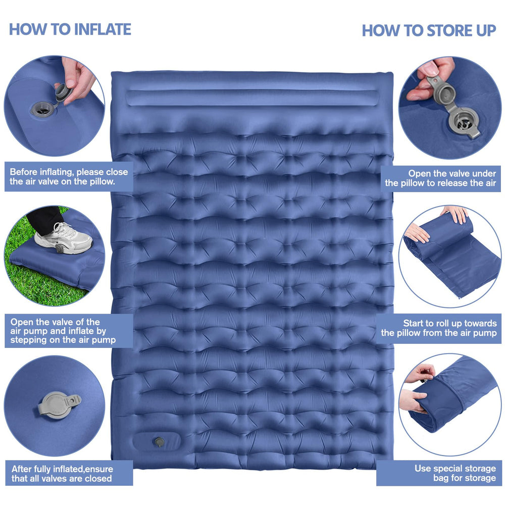 OUTTPLY sleeping pad durable nylon with TPU coating for outdoor resilience