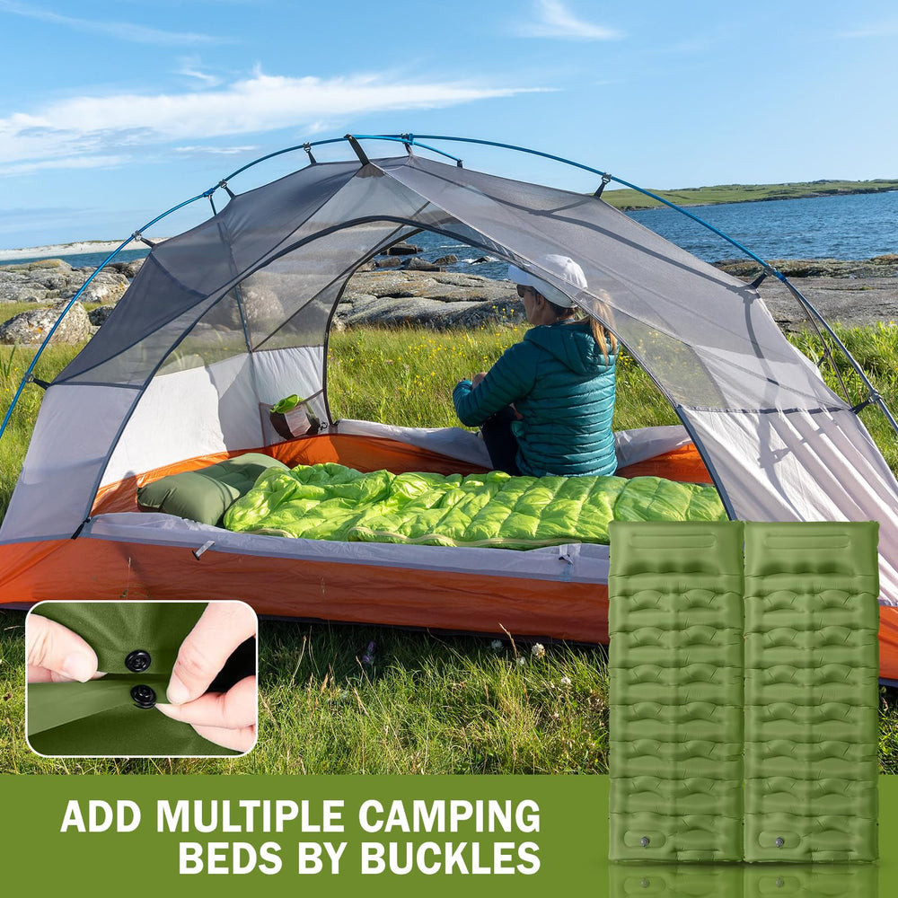 OUTTPLY tear-resistant nylon fabric resists wear during outdoor trips.