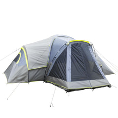 Outvita 8/10 person tent front view with spacious family camping entry