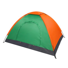 Outvita camping dome tent 2-person orange and green for versatile outdoor adventures